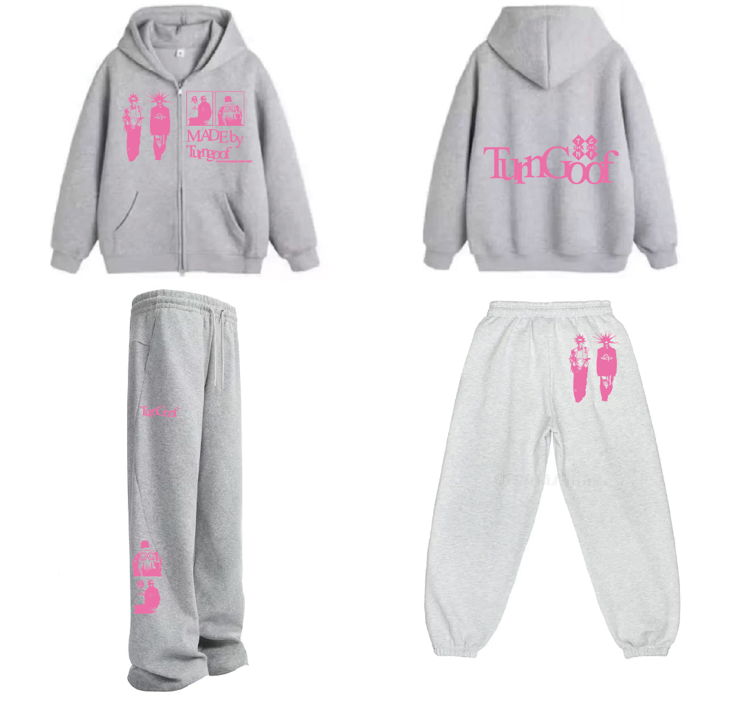 TURNGOOF LOGO ZIP JACKET+LONG PANTS