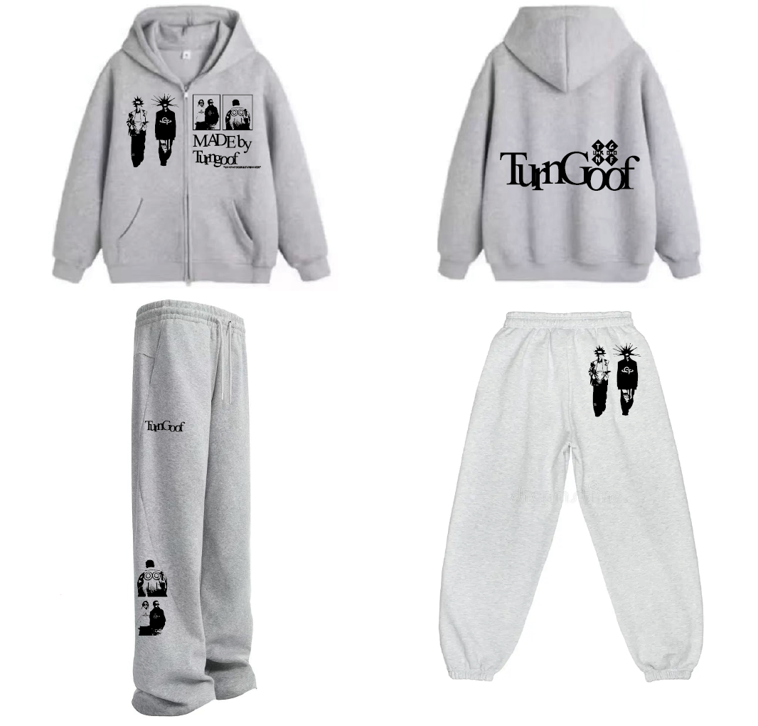 TURNGOOF LOGO ZIP JACKET+LONG PANTS